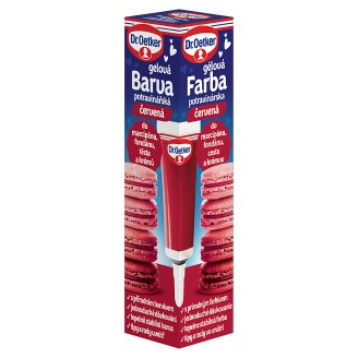 Dr. Oetker Farba gélová potravinárska červená 10 g