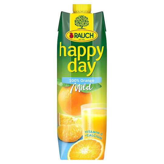 Rauch Happy Day Mild 100% pomarančová šťava 1 l