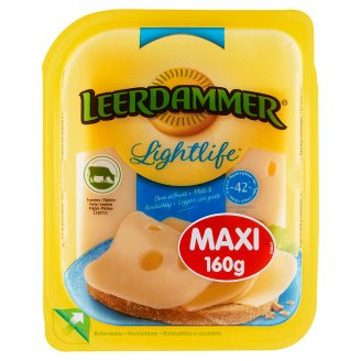 Leerdammer Lightlife maxi 8 plátkov 160 g