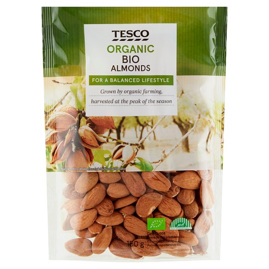 Tesco Organic Bio mandle 150 g