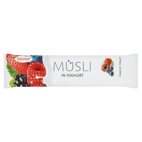 Tekmar Muesli Bar in Yogurt Glaze - Forest Fruits 30 g