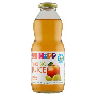 Hipp 100% Bio jablkovo-hroznová šťava 0,5 l