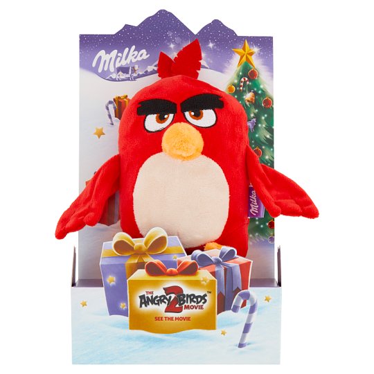 Milka Angry Birds 2 výber mliečnej čokolády z alpského mlieka + plyšová hračka 83 g