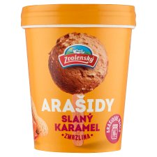 Zvolenský Zmrzlina arašidy slaný karamel 420 ml