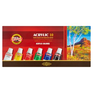 KOH-I-NOOR Akrylové farby 10 x 16 ml