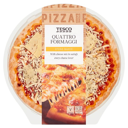 Tesco Quattro Formaggi pizza 348 g