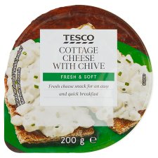 Tesco Cottage Cheese with Chive 200 g