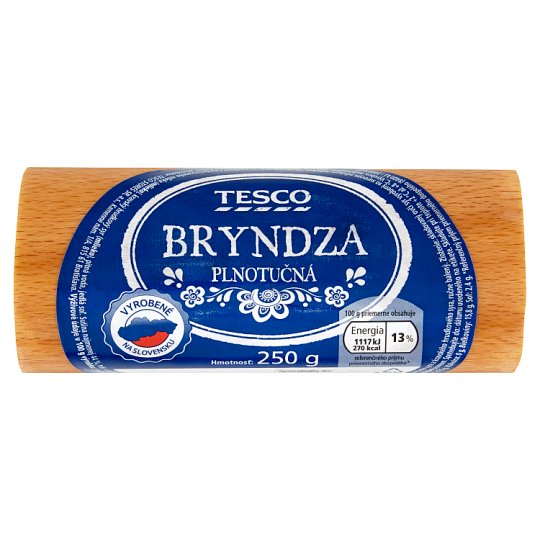 Tesco Bryndza plnotučná 250 g