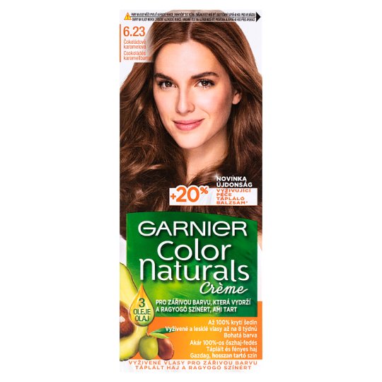 Garnier Color Naturals Permanent Hair dye 6 .23 Golden iridescent light ...