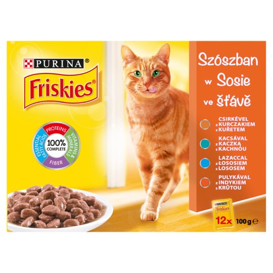 FRISKIES multipack v šťave 12 x 100 g