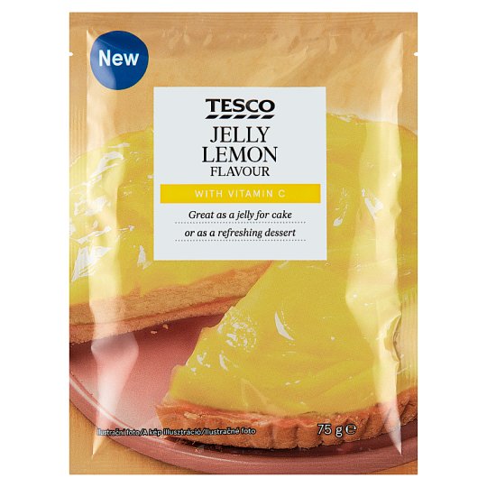 Tesco Jelly Lemon Flavour 75 g Tesco Groceries