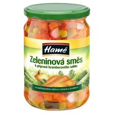 Hamé Zeleninová zmes na prípravu zemiakového šalátu v sladkokyslom náleve 530 g