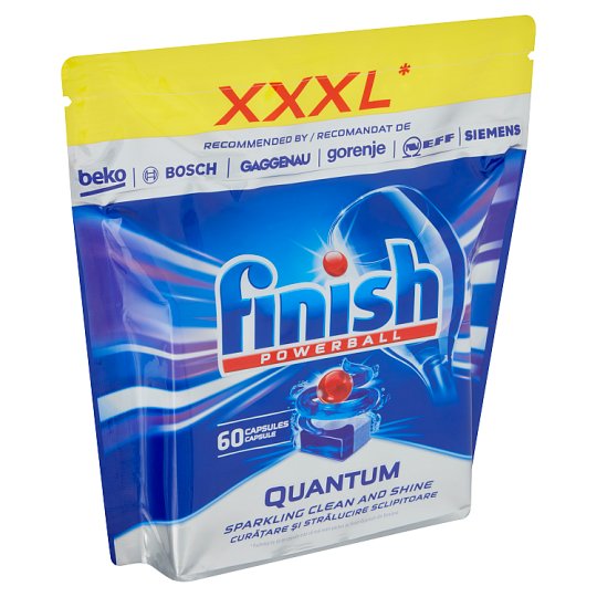 Finish Powerball Quantum Max tablety do umývačky riadu 60 ks 930 g