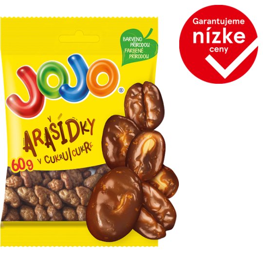 JOJO Arašidky v cukre 60 g
