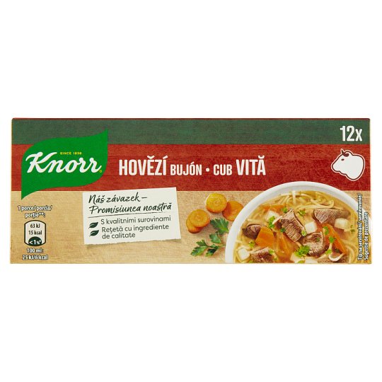 Knorr Hovädzí bujón 12 x 10 g