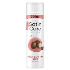 Satin Care Shaving Gel Dry Skin Shea Butter 200ml