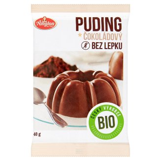 Amylon Bio puding kakaový v prášku bez lepku 40 g
