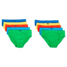 F&F Boys Multi Coloured Briefs, 10 Pack, Size 11-12 Years