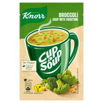 Knorr Cup a Soup Brokolicová instantná polievka s krutónmi 16 g