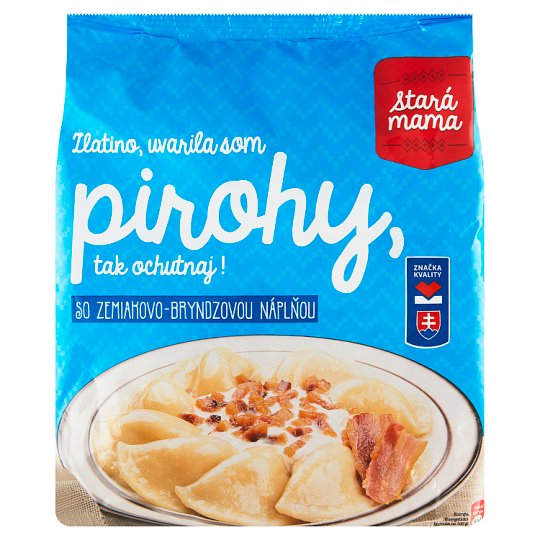 Stará Mama Pirohy so zemiakovo-bryndzovou náplňou hlbokozmrazené 1 kg
