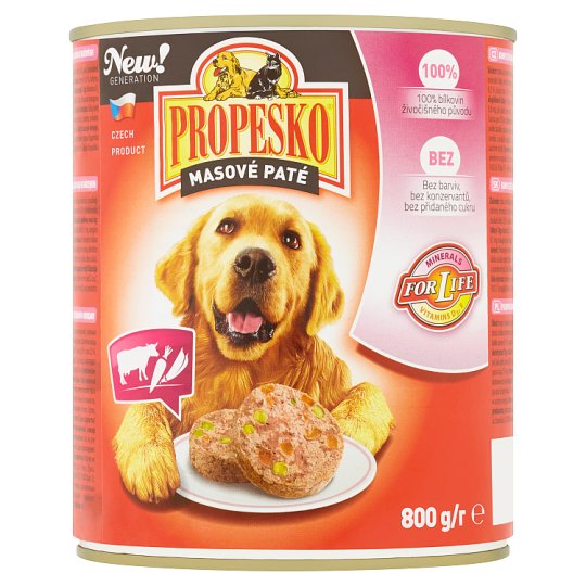 Propesko Kompletné krmivo pre dospelé psy s hovädzinou a zeleninou 800 g