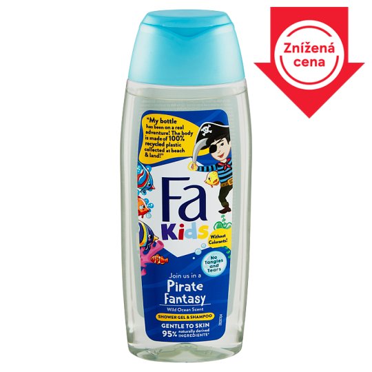 Fa Kids Pirate Fantasy sprchovací gél a šampón 2v1 250 ml