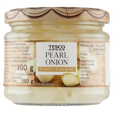 Tesco Pearl Onion in Sweet-Sour Brine 300 g