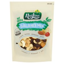 Nutline Balance Mix zmes kešu orechov, pražených arašidov, brusníc a jadier mandlí so šupkou 150 g