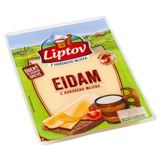Liptov Eidam - porciované plátky údené 100 g