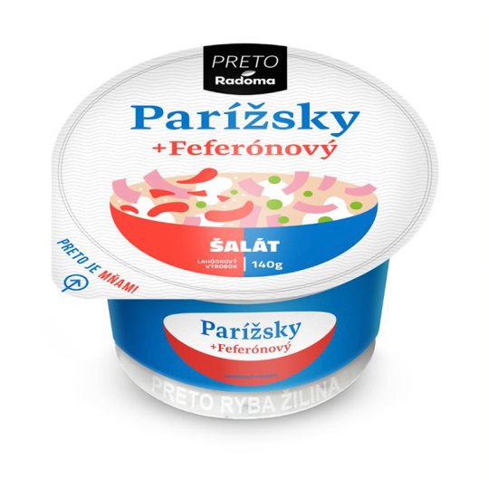 Ryba Žilina Preto Parížsky + feferónový lahôdkový šalát 140 g