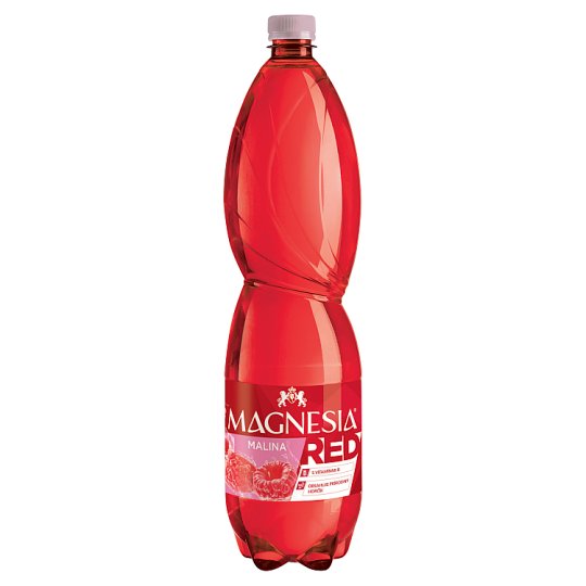 Magnesia Red Mineral Water with Raspberry Flavour Carbonated 1.5 L