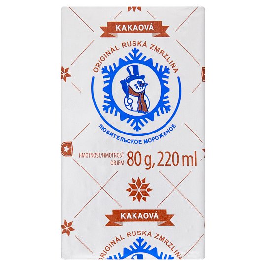 Originál Ruská Zmrzlina Kakaová 220 ml