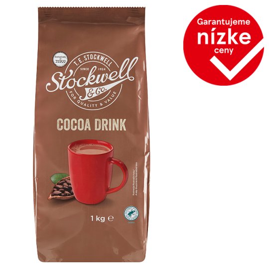Stockwell & Co. Sladená rozpustná zmes na prípravu kakaového nápoja 1 kg