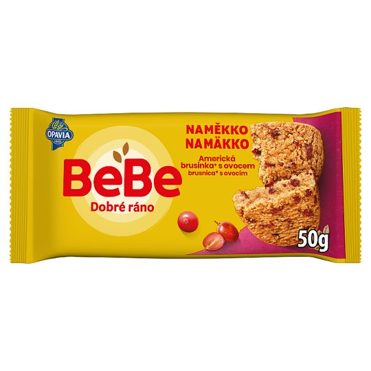 Opavia BeBe Dobré ráno NaMěkko brusnica s ovocím 50 g