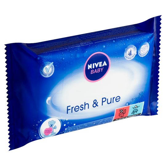 Nivea Baby Fresh & Pure Wipes 63 pcs Tesco Groceries