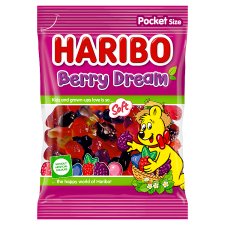 Haribo Berry Dream Soft želé s ovocnou príchuťou 80 g