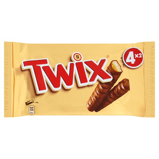 Twix Biscuit with Caramel Dipped in Milk Chocolate 8 x 25 g - Tesco ...