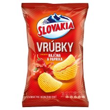 Slovakia Vrúbky with Tomato and Paprika Flavor 120 g