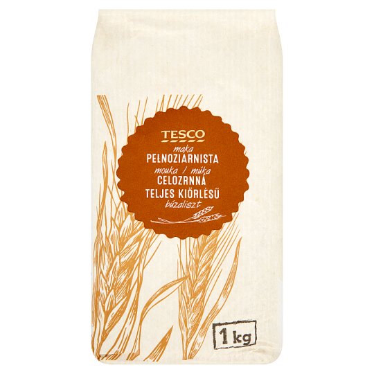 Tesco Pšeničná múka celozrnná špeciál stredná 1 kg