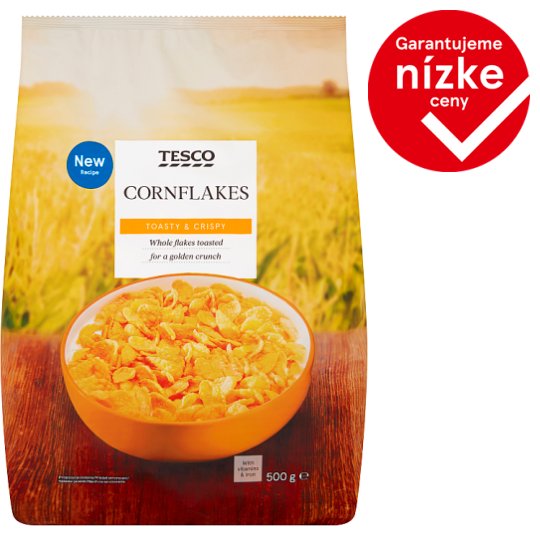 Tesco Zapekané kukuričné lupienky 500 g