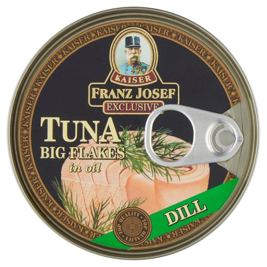 Franz Josef Kaiser Exclusive Tuna Big Flakes in Sunflower Oil with Dill 170 g Tesco Groceries