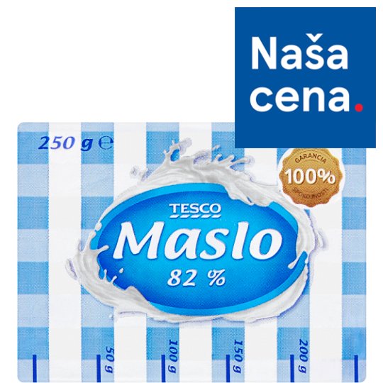 Tesco Maslo 82 % 250 g