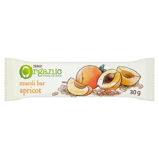 Tesco Organic Müsli tyčinka s marhuľami 30 g