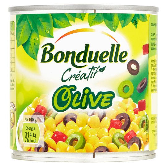 Bonduelle Créatif Olive zeleninová zmes v mierne slanom náleve 310 g