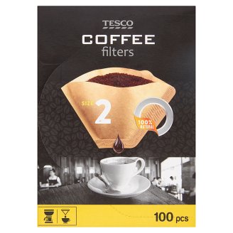 Tesco Kávové filtery veľkosť 2 100 ks