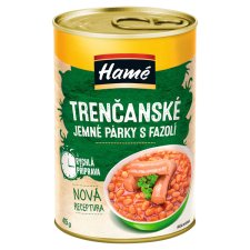 Hame Trenčianske Fine Sausages with Beans 410 g