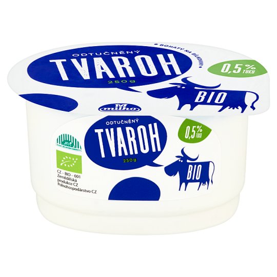 Milko Bio tvaroh odtučnený 250 g