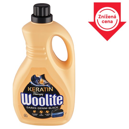 Woolite Keratin Therapy Dark, denim, black laundry detergent with keratin  75 doses 4,5 l - VMD parfumerie - drogerie