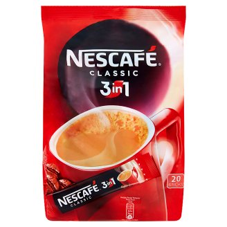 NESCAFÉ 3in1 Classic, instantná káva, 20 vreciek x 17,5 g (350 g)