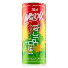 Maxx Tropical sýtený energetický nápoj 250 ml